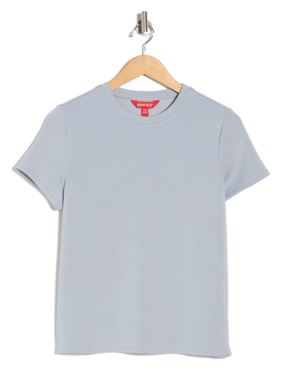NWT Spanx Modal Blend T-Shirt in Himalayan Cloud Sz Small